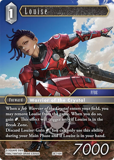 Image for Louise (28-116H) (Dreamlike Oceans) - Final Fantasy TCG
