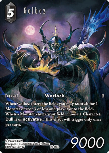 Image for Golbez (Full Art) (28-118L) (Dreamlike Oceans) - Final Fantasy TCG