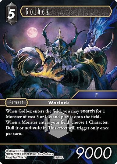 Image for Golbez (28-118L) (Dreamlike Oceans) - Final Fantasy TCG