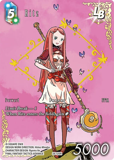 Image for Ritz (Full Art) (28-120R) (Dreamlike Oceans) - Final Fantasy TCG