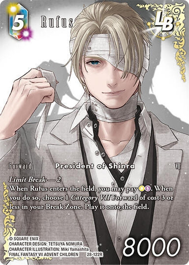 Image for Rufus (Full Art) (28-122R) (Dreamlike Oceans) - Final Fantasy TCG