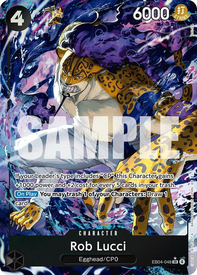 Image for Rob Lucci (Alternate Art) (EB04-048) (Adventure on Kami's Island) - One Piece Card Game