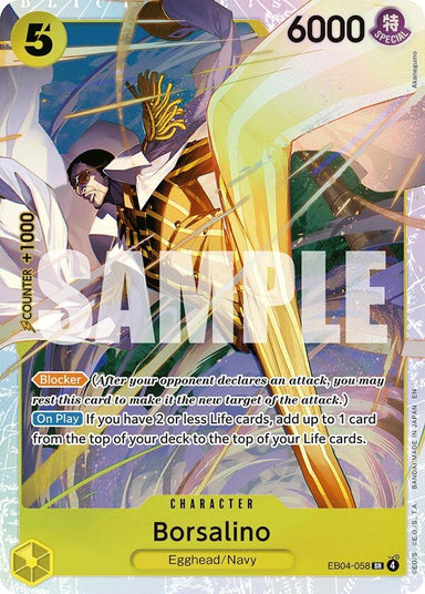 Image for Borsalino (EB04-058) (Adventure on Kami's Island) - One Piece Card Game
