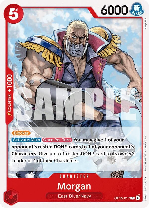 Image for Morgan (OP15-017) (Adventure on Kami's Island) - One Piece Card Game