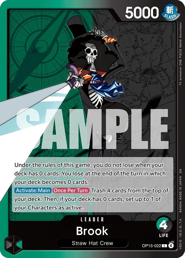Image for Brook (OP15-022) (OP15-022) (Adventure on Kami's Island) - One Piece Card Game