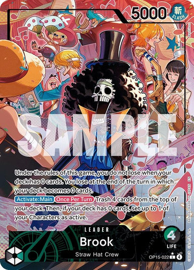 Image for Brook (OP15-022) (Alternate Art) (OP15-022) (Adventure on Kami's Island) - One Piece Card Game