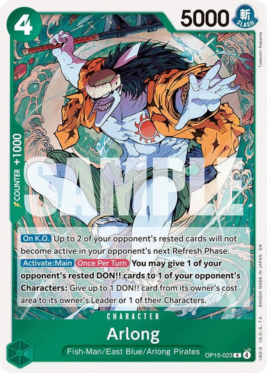Image for Arlong (OP15-023) (Adventure on Kami's Island) - One Piece Card Game