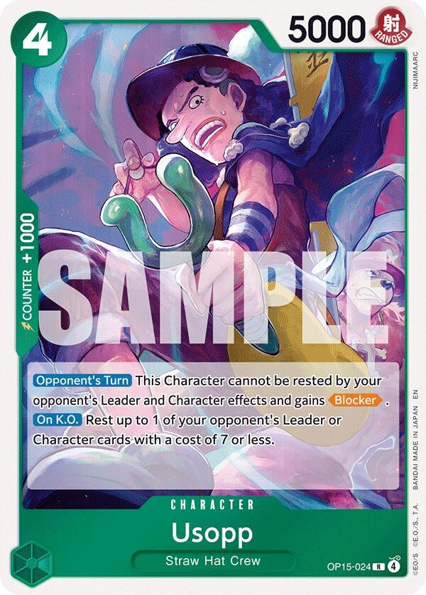 Image for Usopp (OP15-024) (Adventure on Kami's Island) - One Piece Card Game