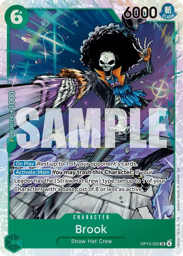 Image for Brook (OP15-032) (OP15-032) (Adventure on Kami's Island) - One Piece Card Game