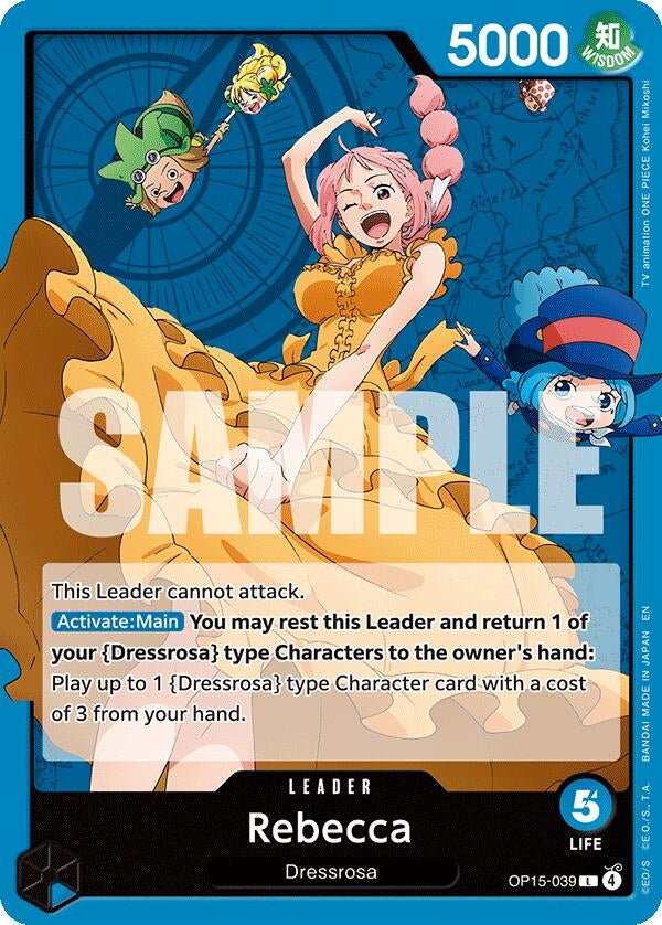 Image for Rebecca (OP15-039) (OP15-039) (Adventure on Kami's Island) - One Piece Card Game