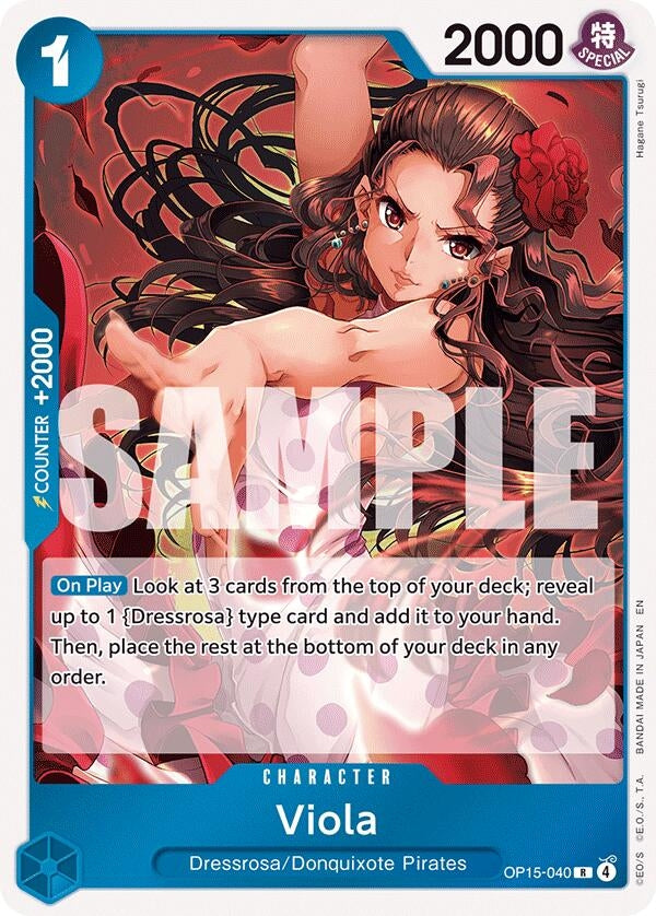 Image for Viola (OP15-040) (Adventure on Kami's Island) - One Piece Card Game