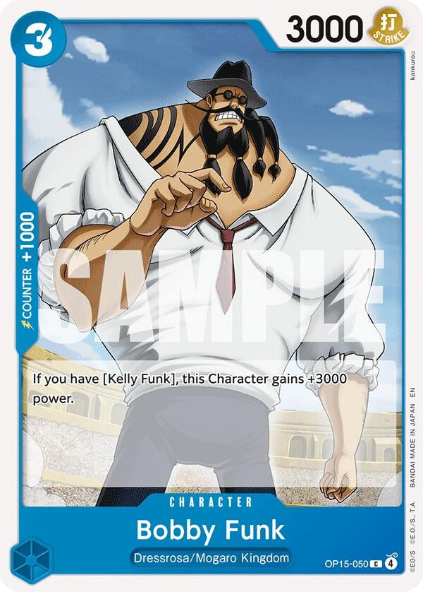 Image for Bobby Funk (OP15-050) (Adventure on Kami's Island) - One Piece Card Game