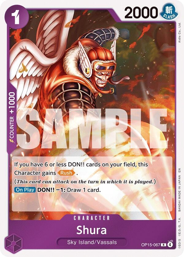 Image for Shura (OP15-067) (Adventure on Kami's Island) - One Piece Card Game