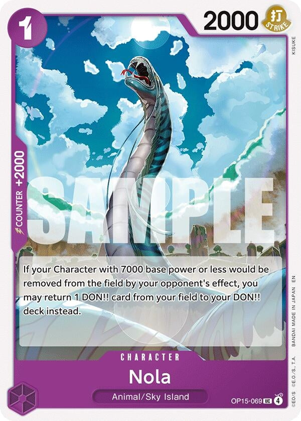 Image for Nola (OP15-069) (Adventure on Kami's Island) - One Piece Card Game