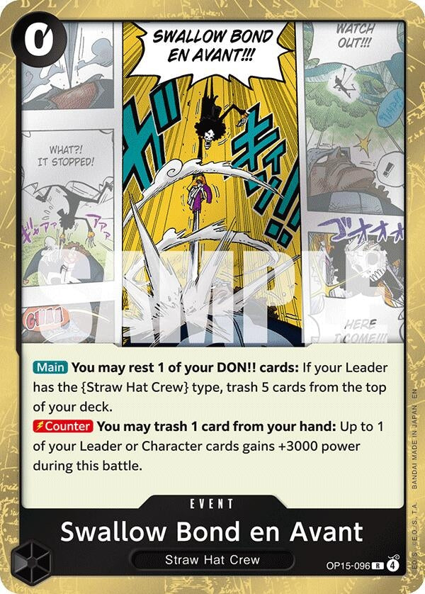 Image for Swallow Bond en Avant (OP15-096) (Adventure on Kami's Island) - One Piece Card Game
