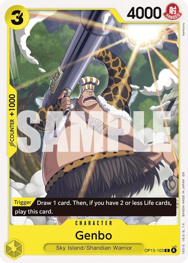 Image for Genbo (OP15-103) (Adventure on Kami's Island) - One Piece Card Game