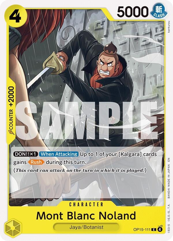 Image for Mont Blanc Noland (OP15-111) (Adventure on Kami's Island) - One Piece Card Game
