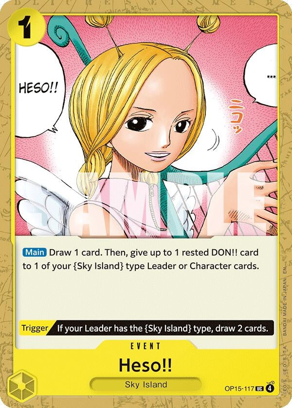 Image for Heso!! (OP15-117) (Adventure on Kami's Island) - One Piece Card Game