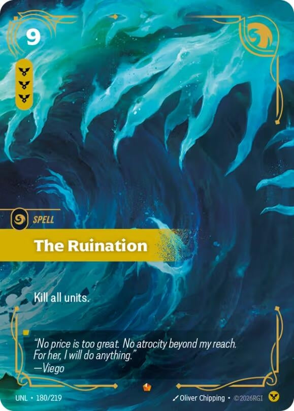 Image for The Ruination (180/219) (Unleashed) - Riftbound: League of Legends Trading Card Game