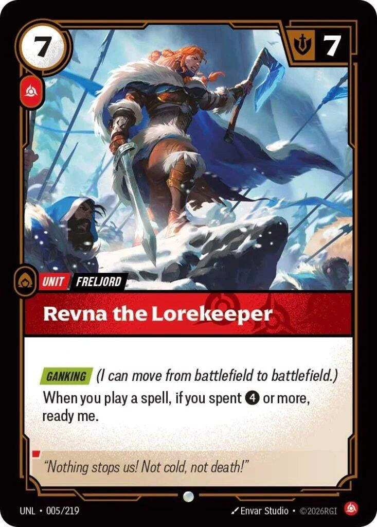 Image for Revna the Lorekeeper (005/219) (Unleashed) - Riftbound: League of Legends Trading Card Game