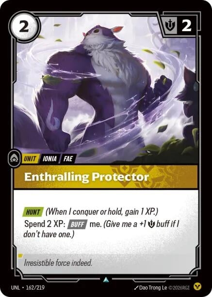 Image for Enthralling Protector (162/219) (Unleashed) - Riftbound: League of Legends Trading Card Game