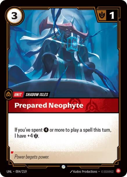 Image for Prepared Neophyte (004/219) (Unleashed) - Riftbound: League of Legends Trading Card Game