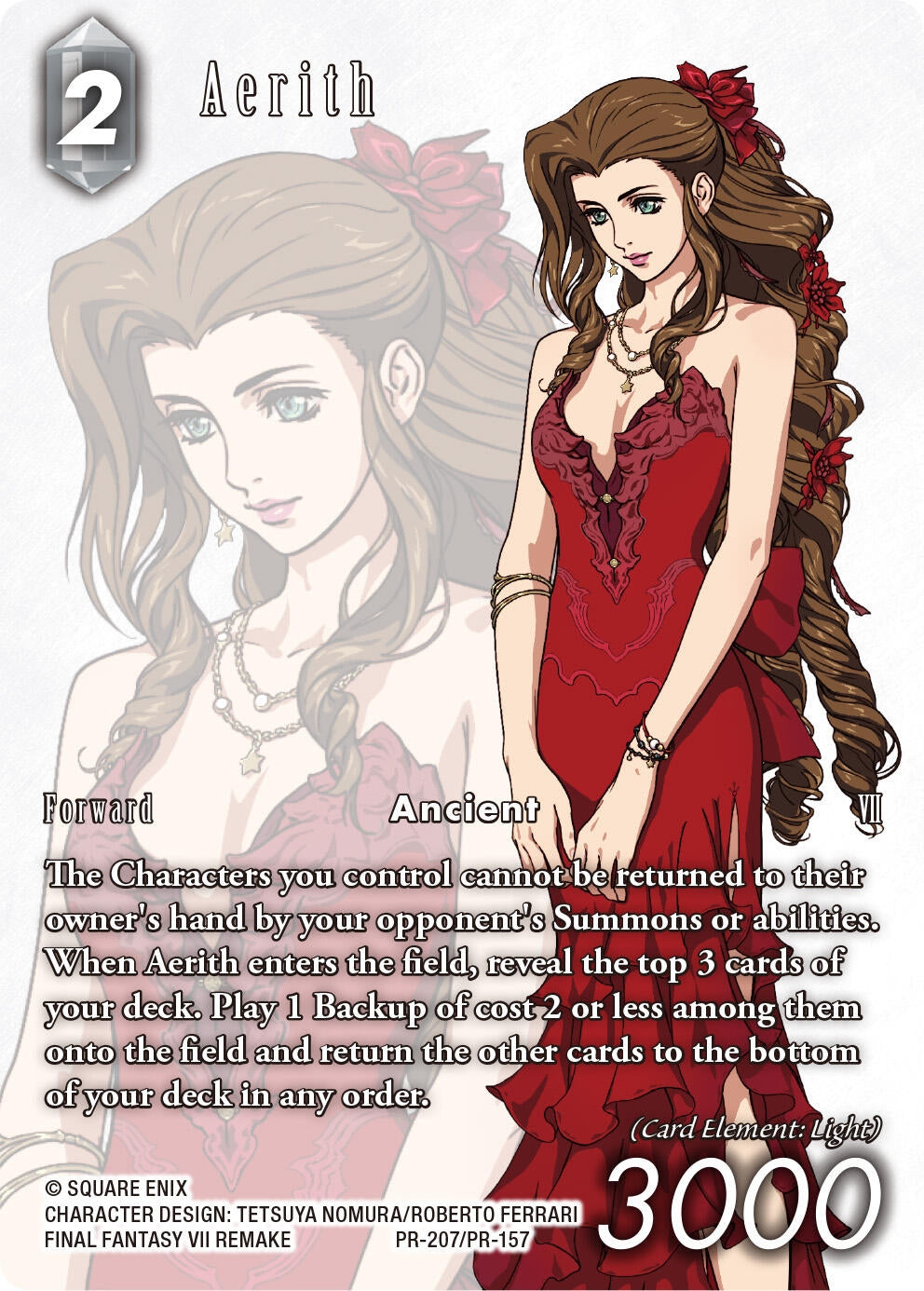 Image for Aerith (PR-207/PR-157) (PR-207/PR-157) (FF: Promo Cards) (PR) - Final Fantasy TCG
