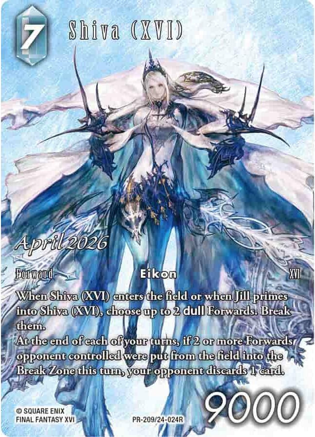 Image for Shiva (XVI) (PR-209/24-024R) (FF: Promo Cards) (PR) - Final Fantasy TCG