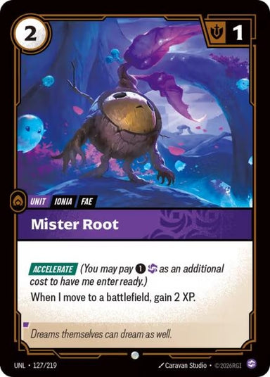 Image for Mister Root (127/219) (Unleashed) - Riftbound: League of Legends Trading Card Game