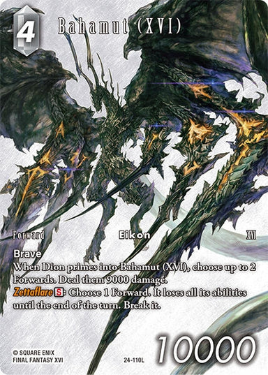 Image for Bahamut (XVI) (Full Art) (24-110L) (Dreamlike Oceans) - Final Fantasy TCG