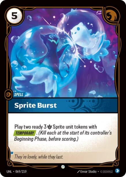 Image for Sprite Burst (069/219) (Unleashed) - Riftbound: League of Legends Trading Card Game