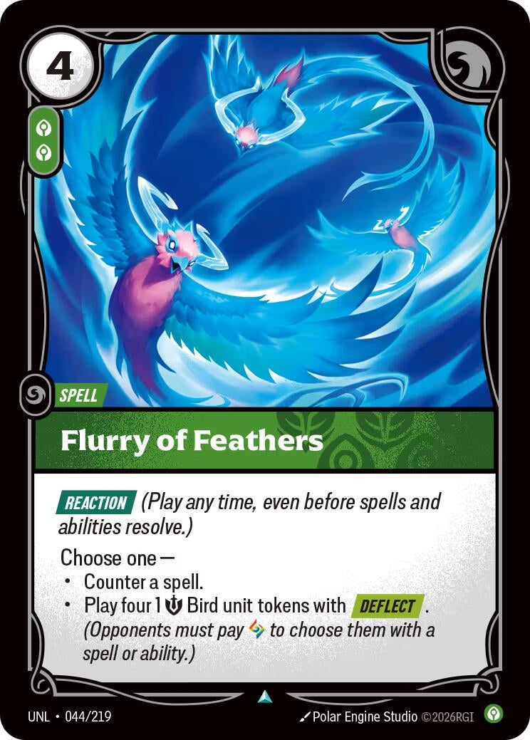 Image for Flurry of Feathers (044/219) (Unleashed) - Riftbound: League of Legends Trading Card Game