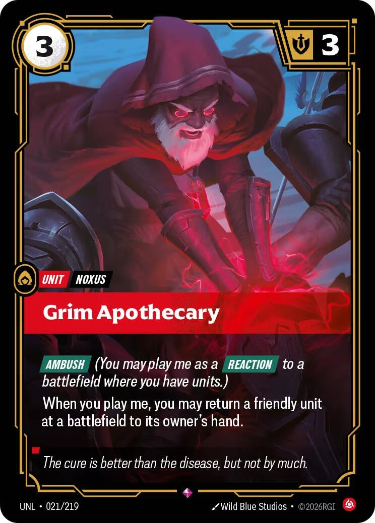 Image for Grim Apothecary (021/219) (Unleashed) - Riftbound: League of Legends Trading Card Game