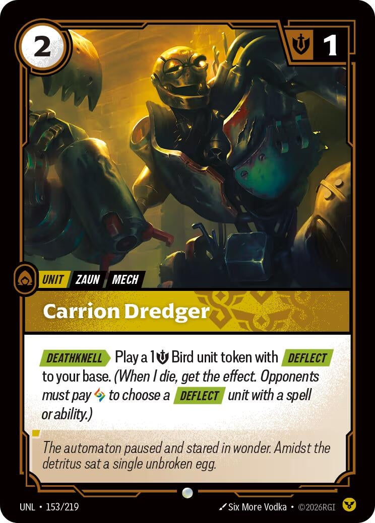 Image for Carrion Dredger (153/219) (Unleashed) - Riftbound: League of Legends Trading Card Game