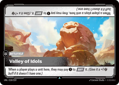 Image for Valley of Idols (218/219) (Unleashed) - Riftbound: League of Legends Trading Card Game