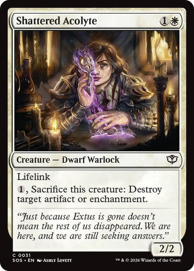 Image for Shattered Acolyte (31) (Secrets of Strixhaven) - Magic: The Gathering