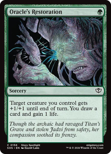 Image for Oracle's Restoration (156) (Secrets of Strixhaven) - Magic: The Gathering