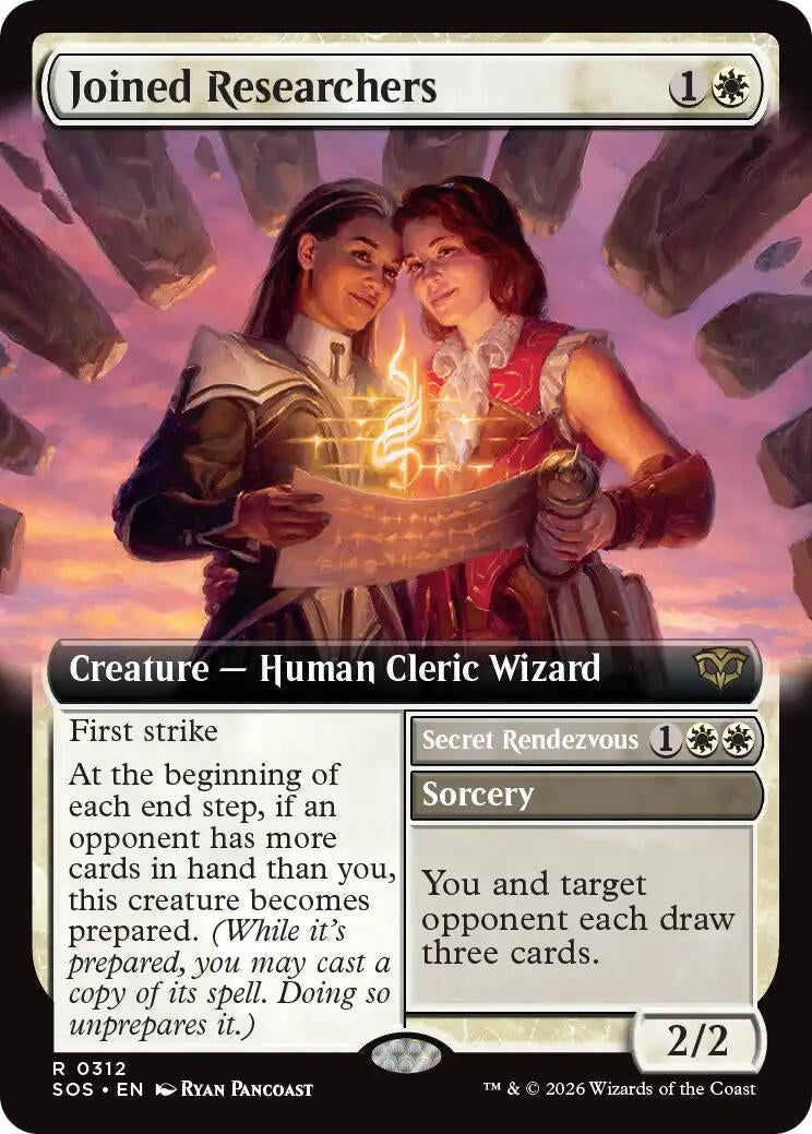 Image for Joined Researchers (Extended Art) (312) (Secrets of Strixhaven) - Magic: The Gathering
