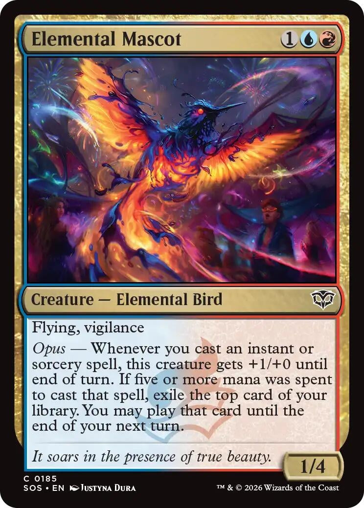 Image for Elemental Mascot (185) (Secrets of Strixhaven) - Magic: The Gathering