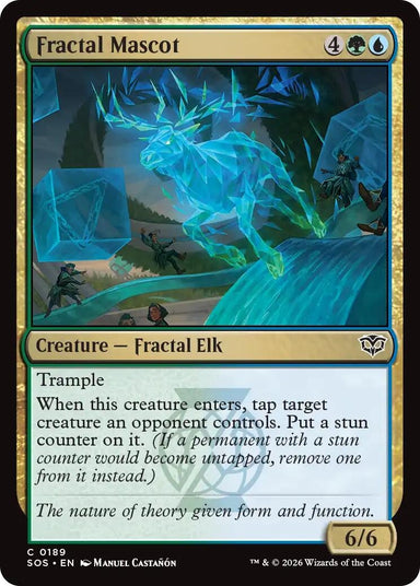 Image for Fractal Mascot (189) (Secrets of Strixhaven) - Magic: The Gathering