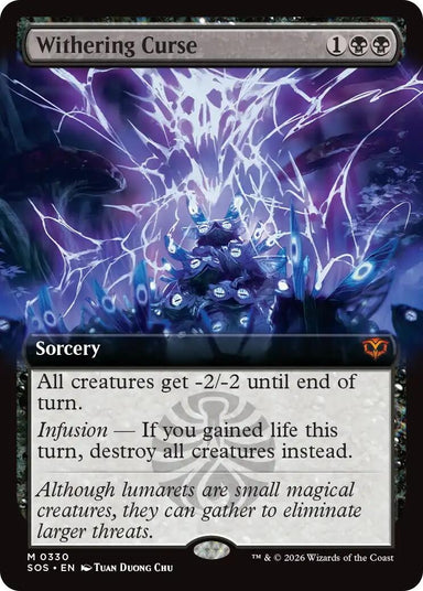 Image for Withering Curse (Extended Art) (330) (Secrets of Strixhaven) - Magic: The Gathering