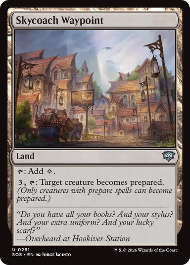 Image for Skycoach Waypoint (261) (Secrets of Strixhaven) - Magic: The Gathering