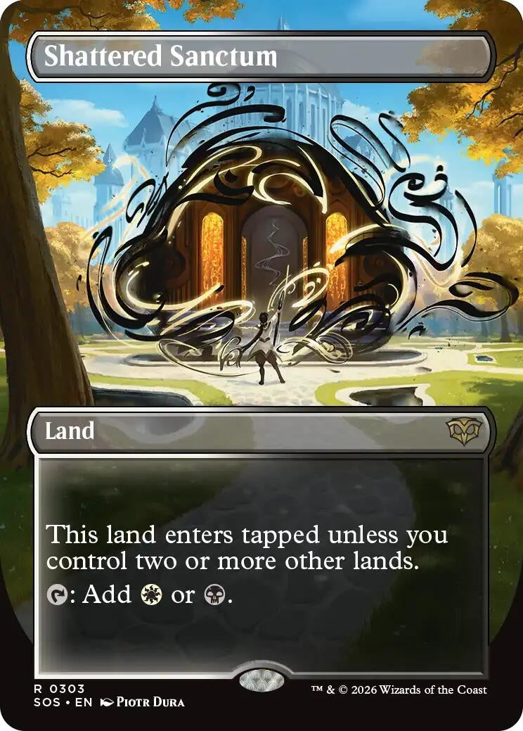Image for Shattered Sanctum (Borderless) (303) (Secrets of Strixhaven) - Magic: The Gathering