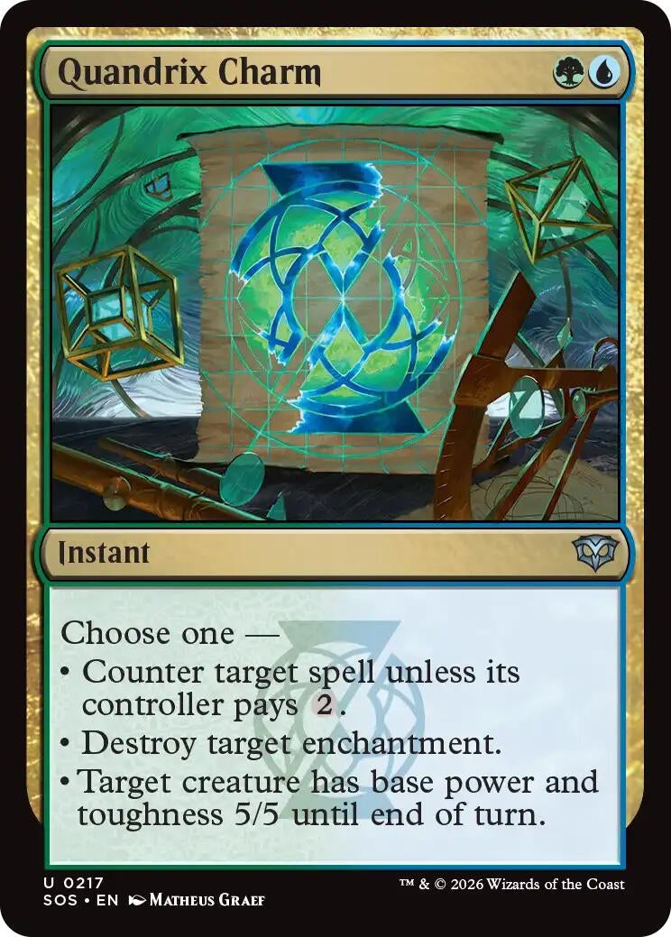 Image for Quandrix Charm (217) (Secrets of Strixhaven) - Magic: The Gathering