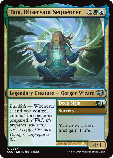 Image for Tam, Observant Sequencer (237) (Secrets of Strixhaven) - Magic: The Gathering