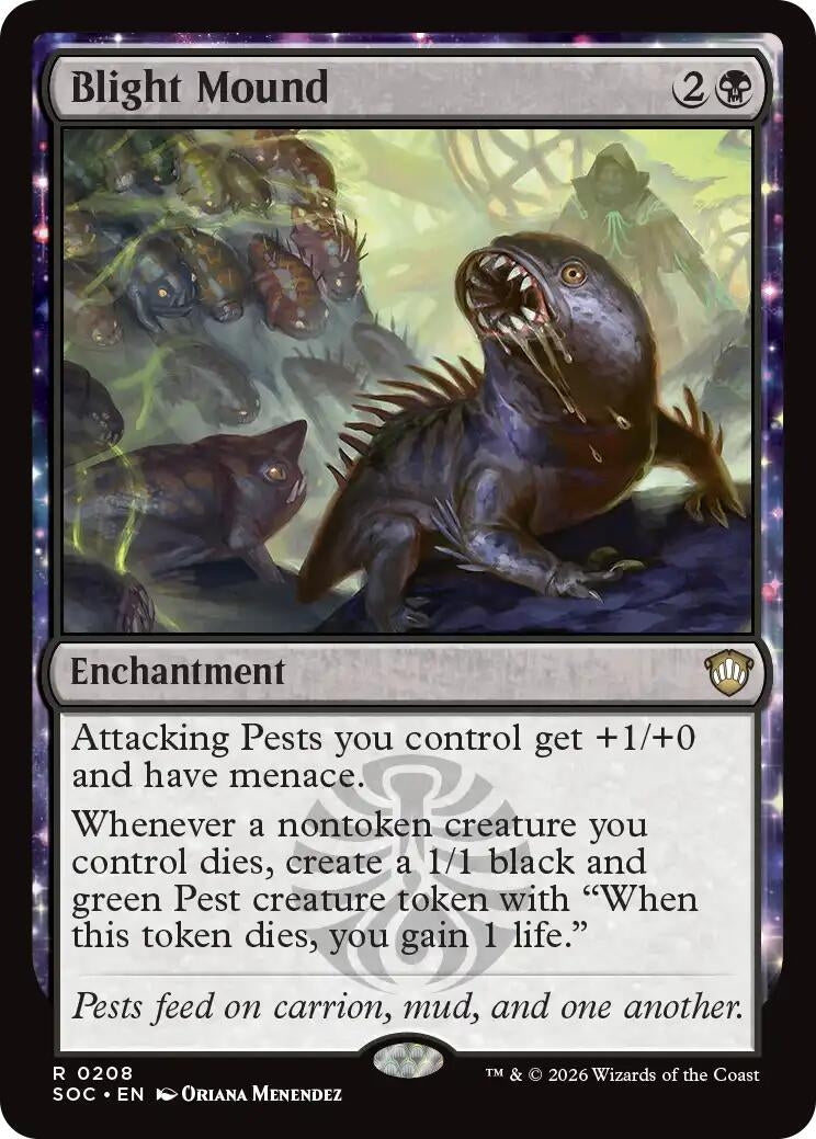 Image for Blight Mound (208) (Secrets of Strixhaven) - Magic: The Gathering