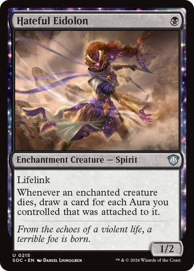 Image for Hateful Eidolon (215) (Secrets of Strixhaven) - Magic: The Gathering