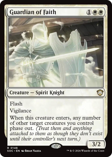 Image for Guardian of Faith (148) (Secrets of Strixhaven) - Magic: The Gathering