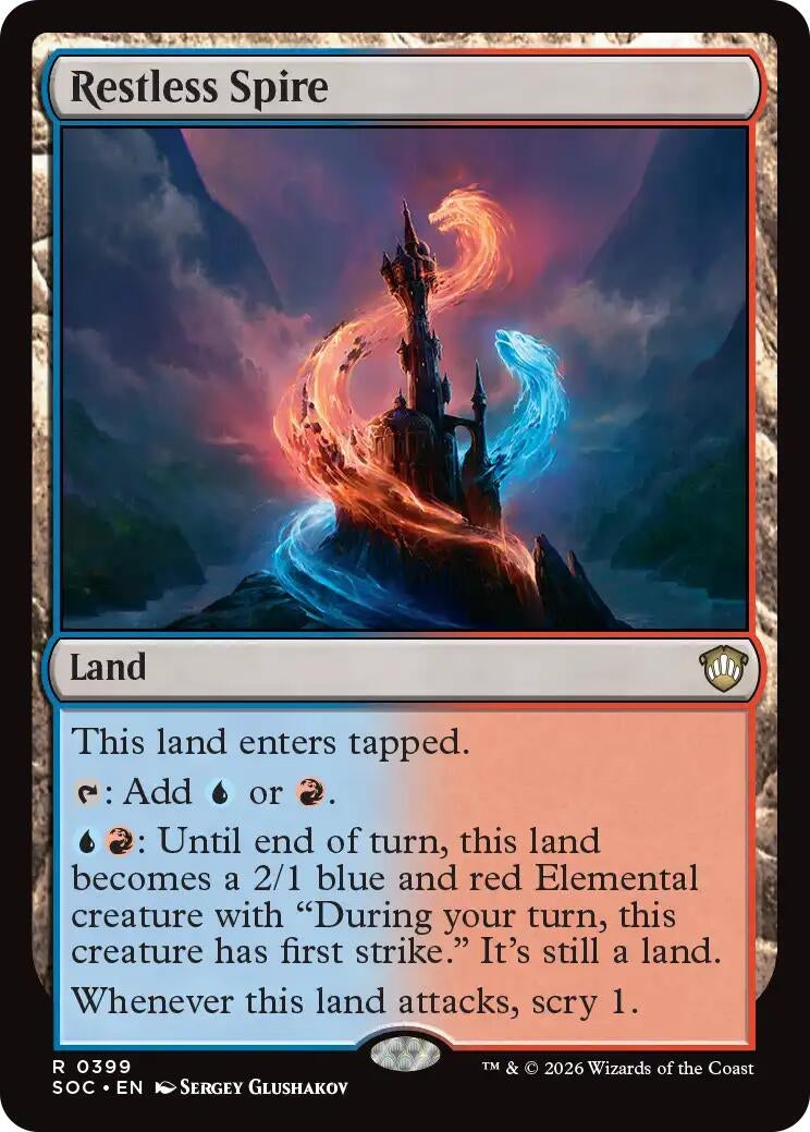 Image for Restless Spire (399) (Secrets of Strixhaven) - Magic: The Gathering