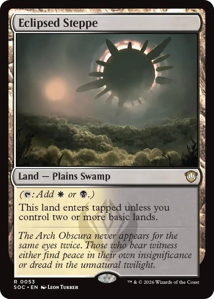 Image for Eclipsed Steppe (53) (Secrets of Strixhaven) - Magic: The Gathering